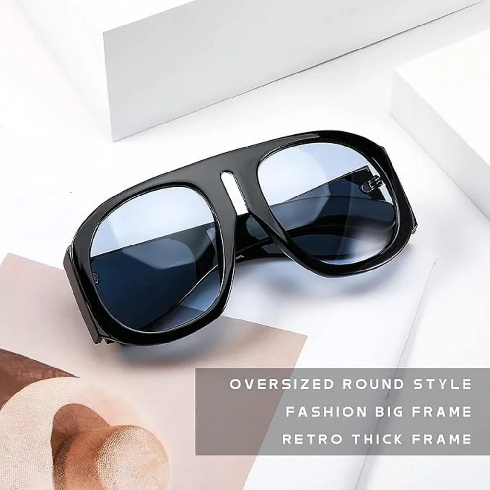 Womens Sunglasses Super Oversized Thick Modern Fashion Shades Trendy Festival‎